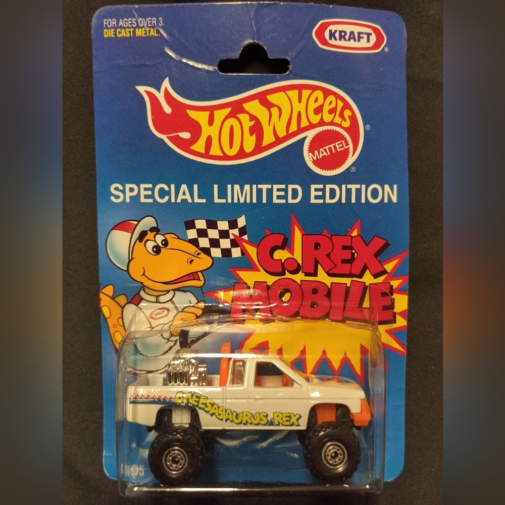 Mattel Hot Wheels Blue and White Monster Truck